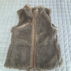 Y2K Women’s Faux Fur Vest - Brown